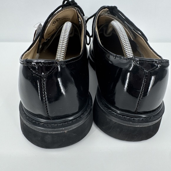VTG Fayva Men\'s Patent Leather Black Handmade Oxfords Sz. 9.5 Dead Stock NEW main image 10